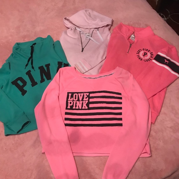 PINK Victoria's Secret Tops - VS pink sweater bundle.    Open to offers